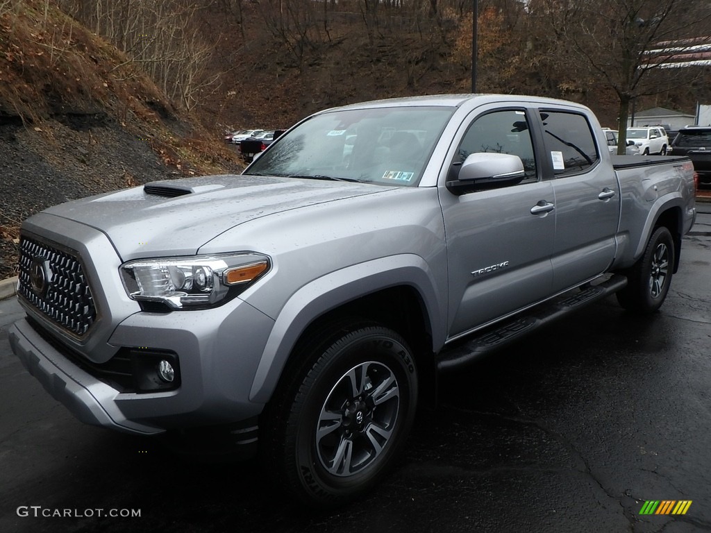 Silver Sky Metallic 2018 Toyota Tacoma TRD Sport Double Cab 4x4 Exterior Photo #124464273