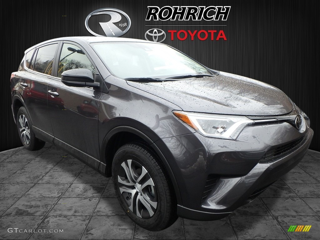 2018 RAV4 LE AWD - Magnetic Gray Metallic / Black photo #1