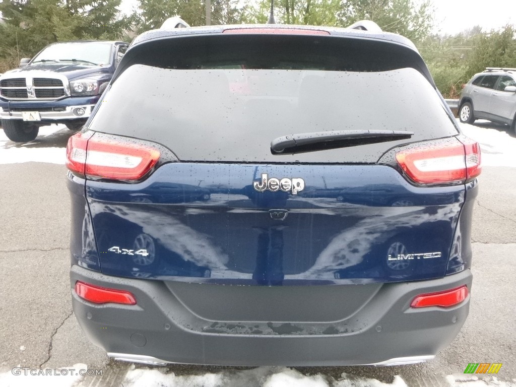 2018 Cherokee Limited 4x4 - Patriot Blue Pearl / Black photo #4