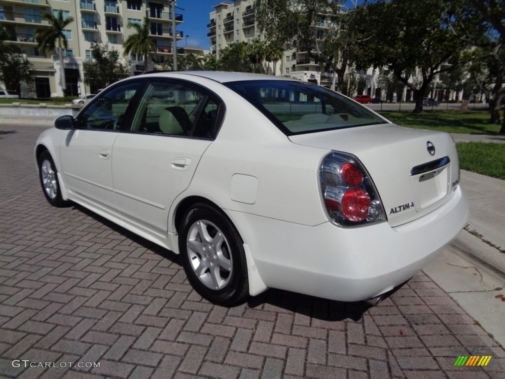 2006 Altima 3.5 SL - Satin White Pearl / Blond photo #5