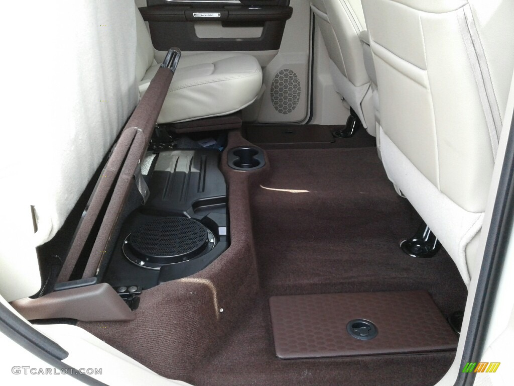 2017 Ram 1500 Laramie Crew Cab 4x4 Rear Seat Photo #124468038