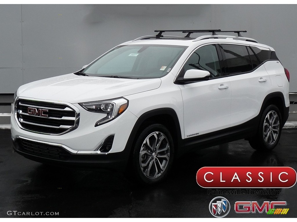 2018 Terrain SLT AWD - Summit White / ­Jet Black photo #1