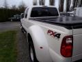 White Platinum Tri-Coat - F350 Super Duty Platinum Crew Cab 4x4 Dually Photo No. 13