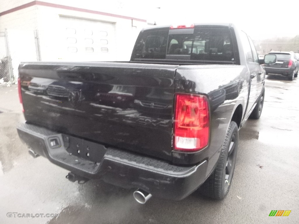 2018 1500 Big Horn Crew Cab 4x4 - Brilliant Black Crystal Pearl / Black/Diesel Gray photo #5