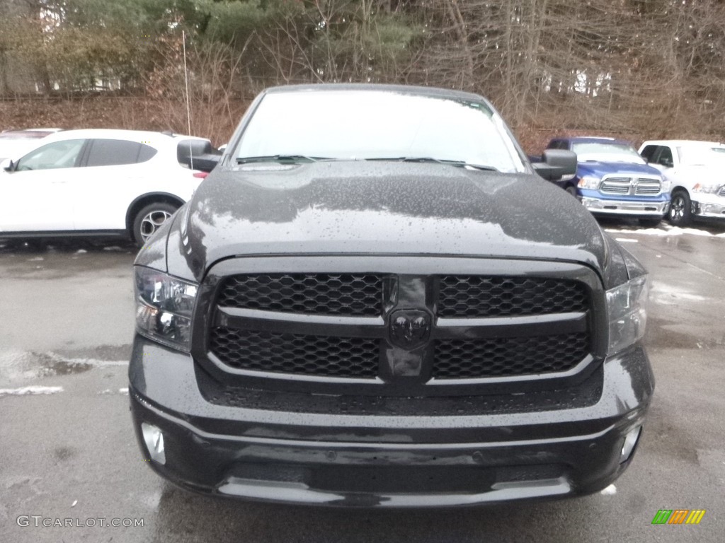 2018 1500 Big Horn Crew Cab 4x4 - Brilliant Black Crystal Pearl / Black/Diesel Gray photo #7