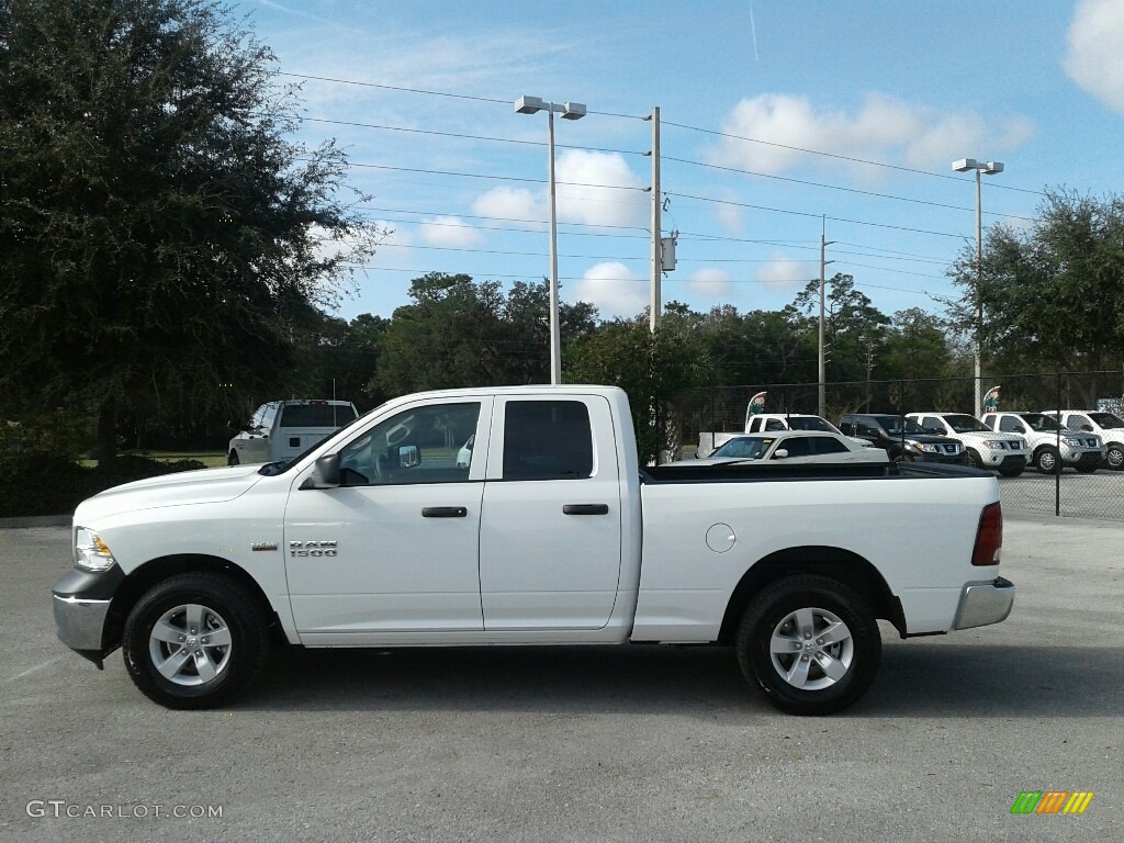 2018 1500 Tradesman Quad Cab - Bright White / Black/Diesel Gray photo #2
