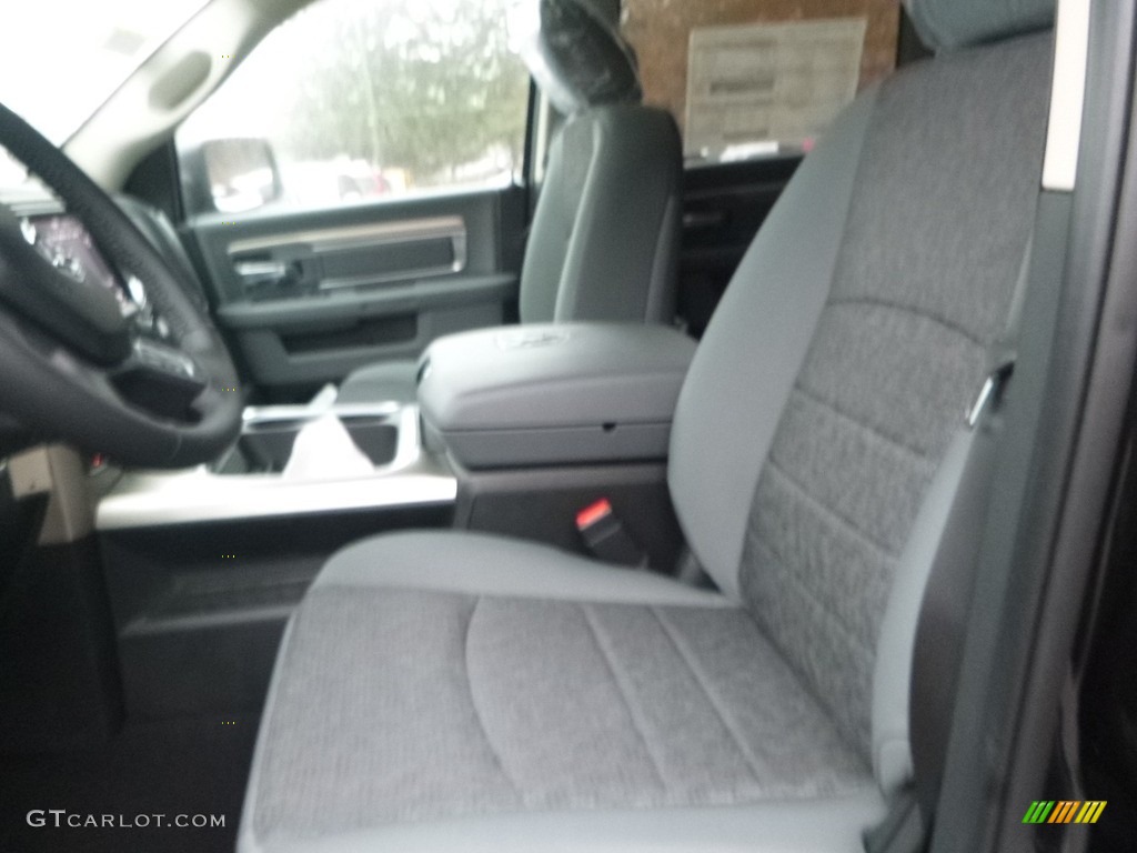 2018 1500 Big Horn Crew Cab 4x4 - Brilliant Black Crystal Pearl / Black/Diesel Gray photo #15