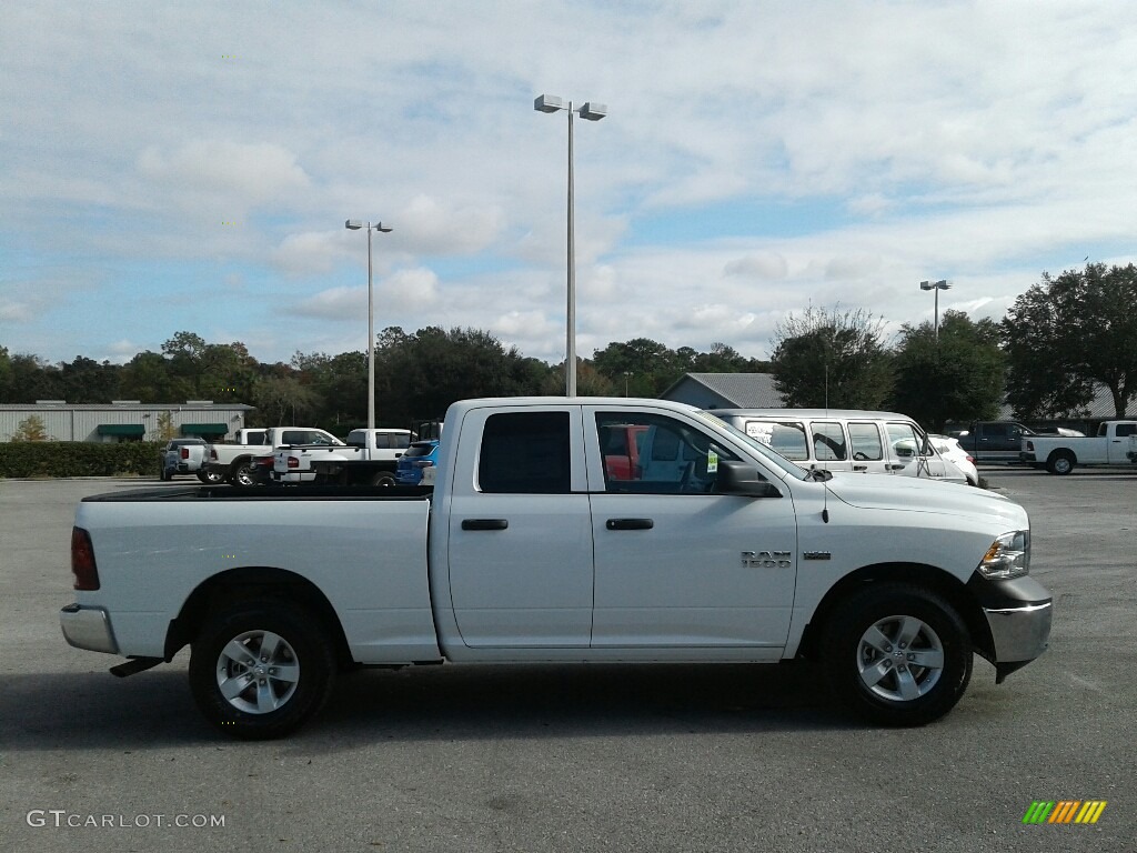 2018 1500 Tradesman Quad Cab - Bright White / Black/Diesel Gray photo #6