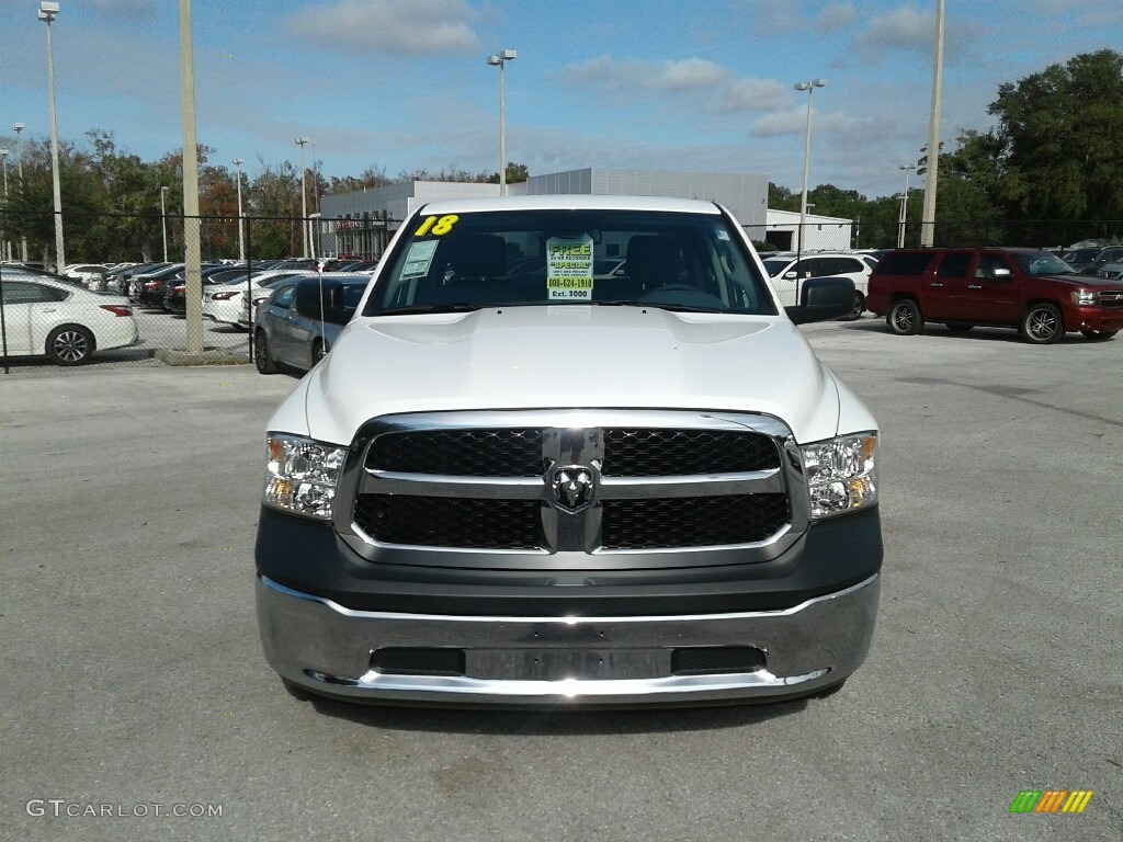 2018 1500 Tradesman Quad Cab - Bright White / Black/Diesel Gray photo #8