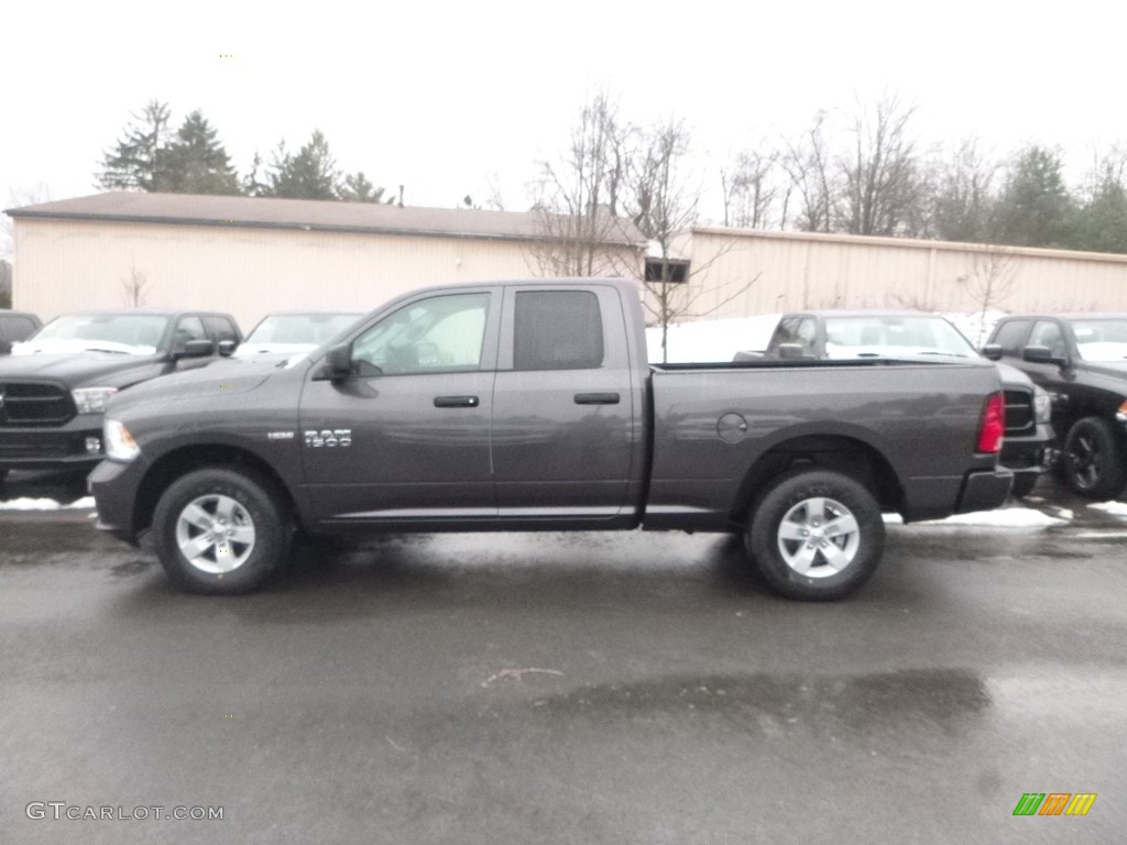 2018 1500 Express Quad Cab 4x4 - Granite Crystal Metallic / Black/Diesel Gray photo #2