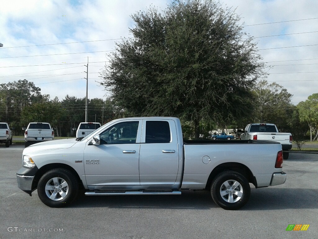 2018 1500 Tradesman Quad Cab - Bright Silver Metallic / Black/Diesel Gray photo #2
