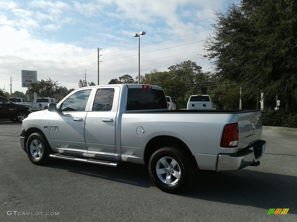 2018 1500 Tradesman Quad Cab - Bright Silver Metallic / Black/Diesel Gray photo #3