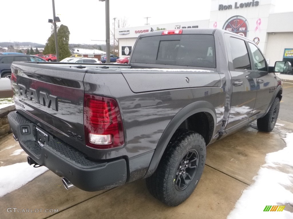 2018 1500 Rebel Crew Cab 4x4 - Granite Crystal Metallic / Black photo #3