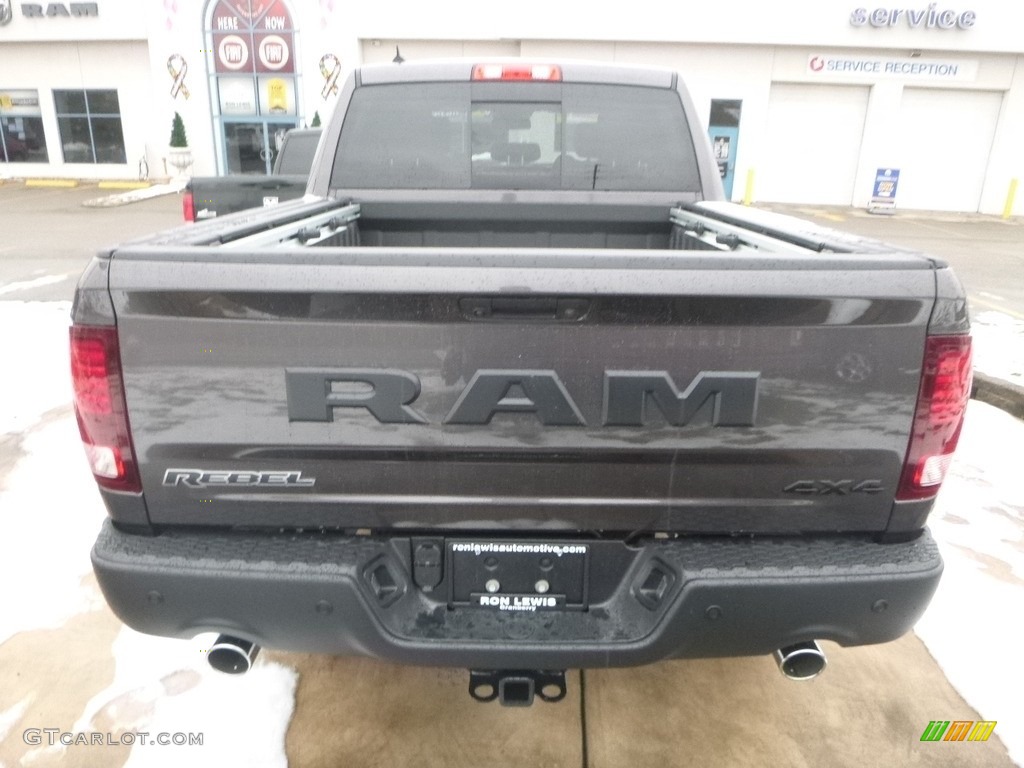 2018 1500 Rebel Crew Cab 4x4 - Granite Crystal Metallic / Black photo #4