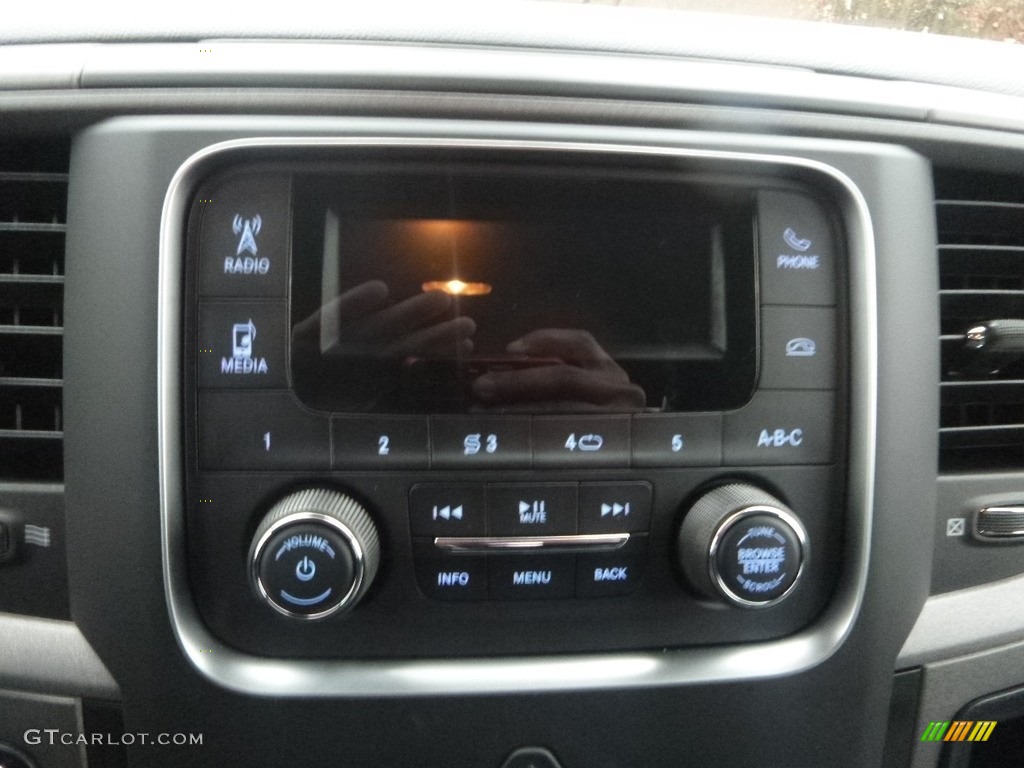 2018 1500 Express Quad Cab 4x4 - Brilliant Black Crystal Pearl / Black/Diesel Gray photo #18