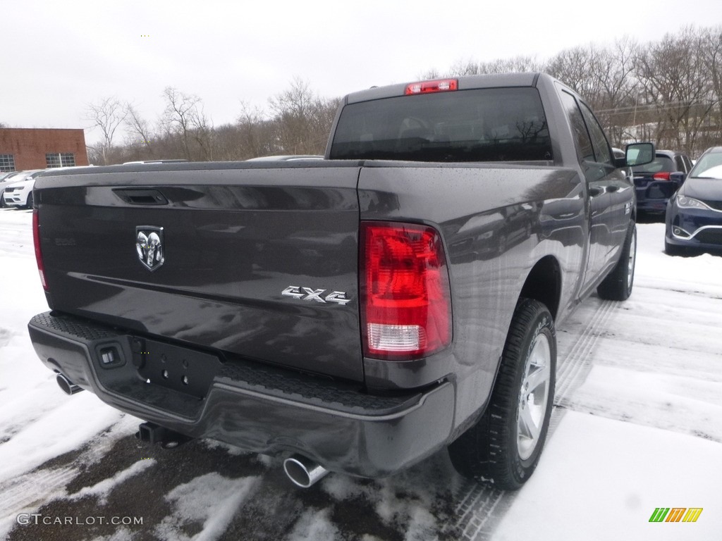 2018 1500 Express Quad Cab 4x4 - Granite Crystal Metallic / Black/Diesel Gray photo #5