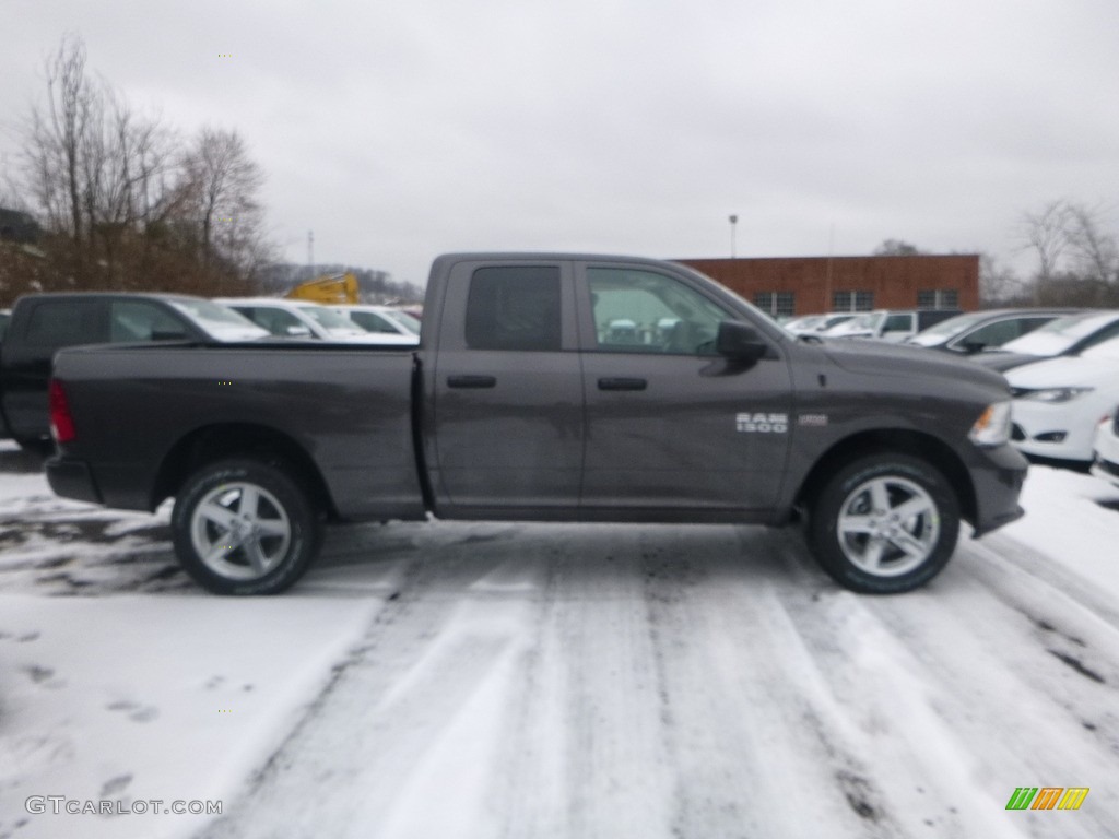 2018 1500 Express Quad Cab 4x4 - Granite Crystal Metallic / Black/Diesel Gray photo #6