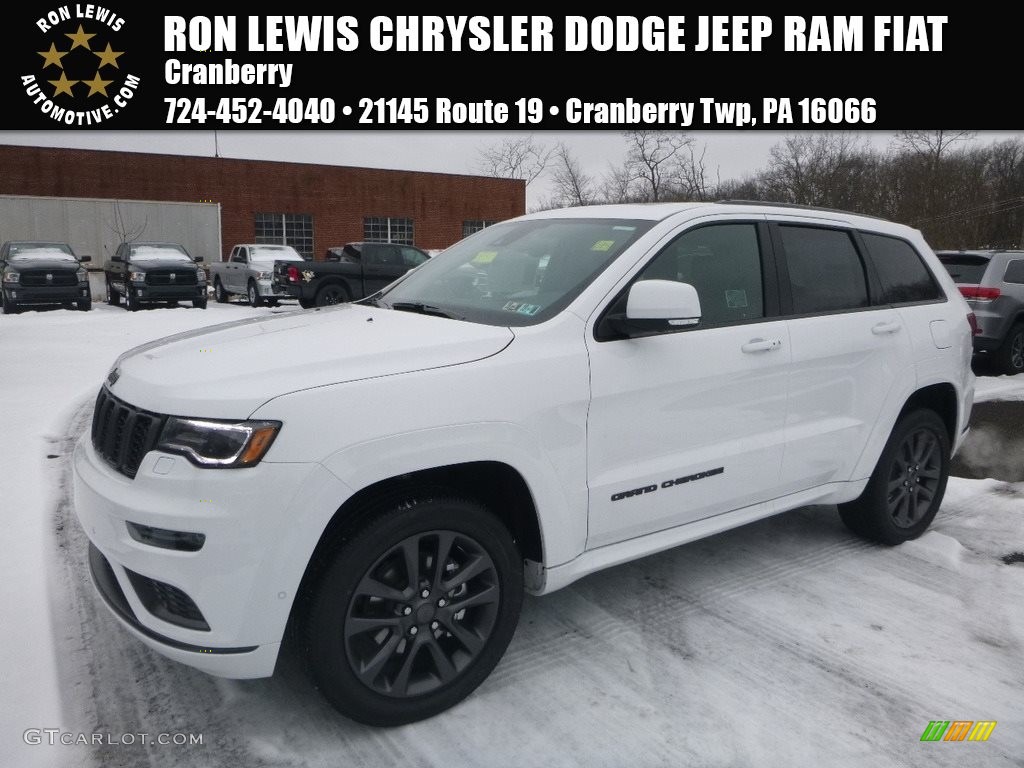 2018 Grand Cherokee High Altitude 4x4 - Bright White / Black photo #1