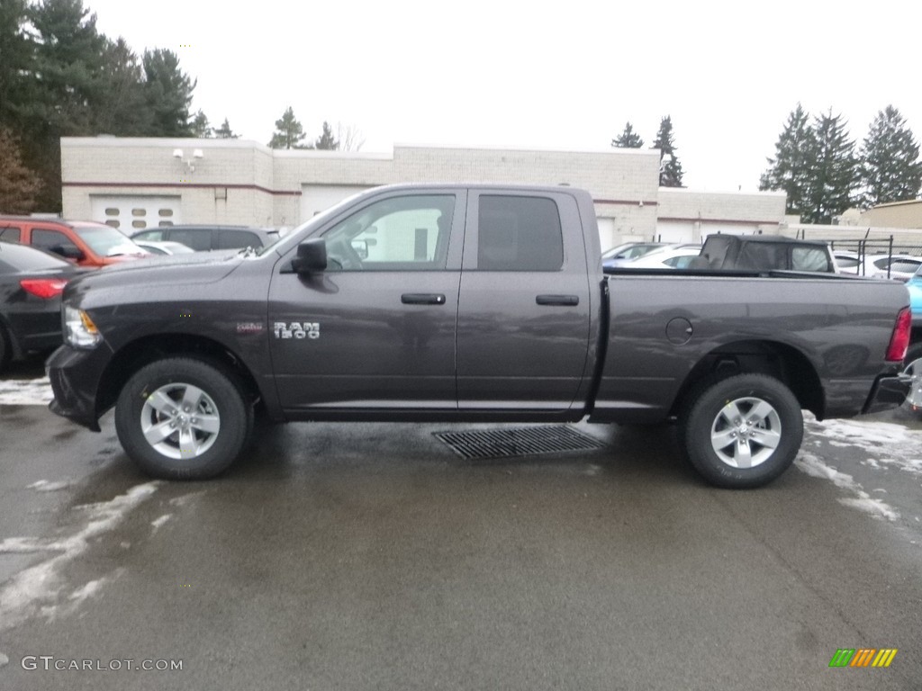 2018 1500 Express Quad Cab 4x4 - Granite Crystal Metallic / Black/Diesel Gray photo #2