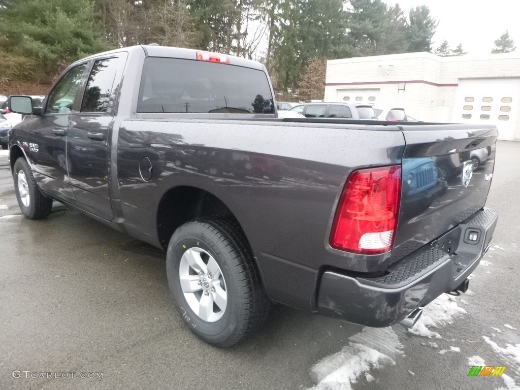 2018 1500 Express Quad Cab 4x4 - Granite Crystal Metallic / Black/Diesel Gray photo #3