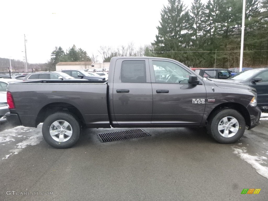 2018 1500 Express Quad Cab 4x4 - Granite Crystal Metallic / Black/Diesel Gray photo #6