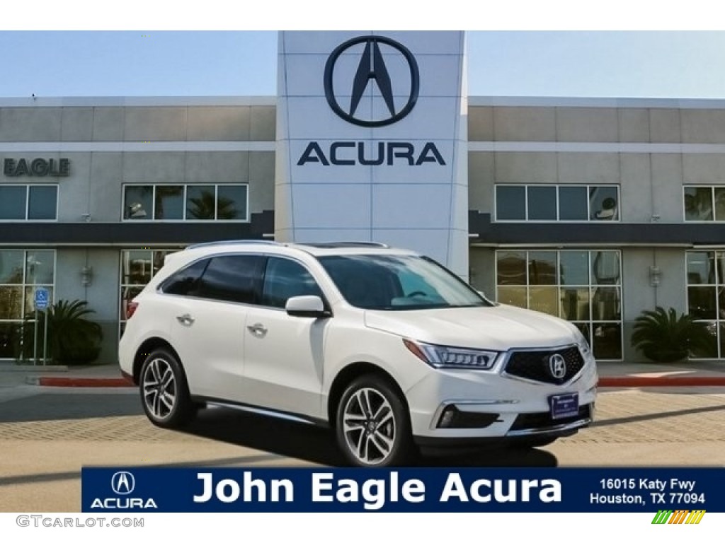 White Diamond Pearl Acura MDX