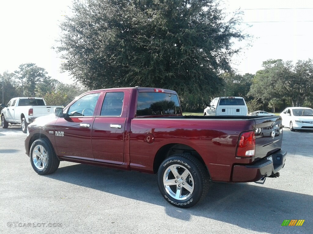 2018 1500 Express Quad Cab - Delmonico Red Pearl / Black/Diesel Gray photo #3