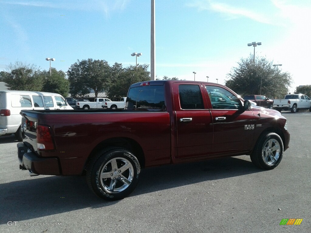 2018 1500 Express Quad Cab - Delmonico Red Pearl / Black/Diesel Gray photo #5