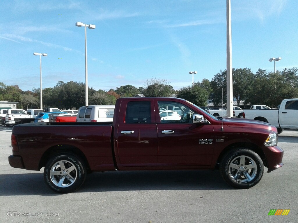 2018 1500 Express Quad Cab - Delmonico Red Pearl / Black/Diesel Gray photo #6