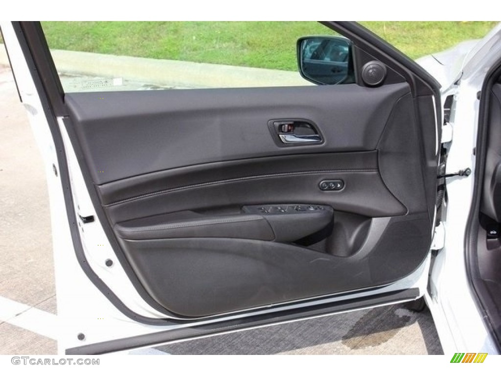 2018 Acura ILX Technology Plus Ebony Door Panel Photo #124476684