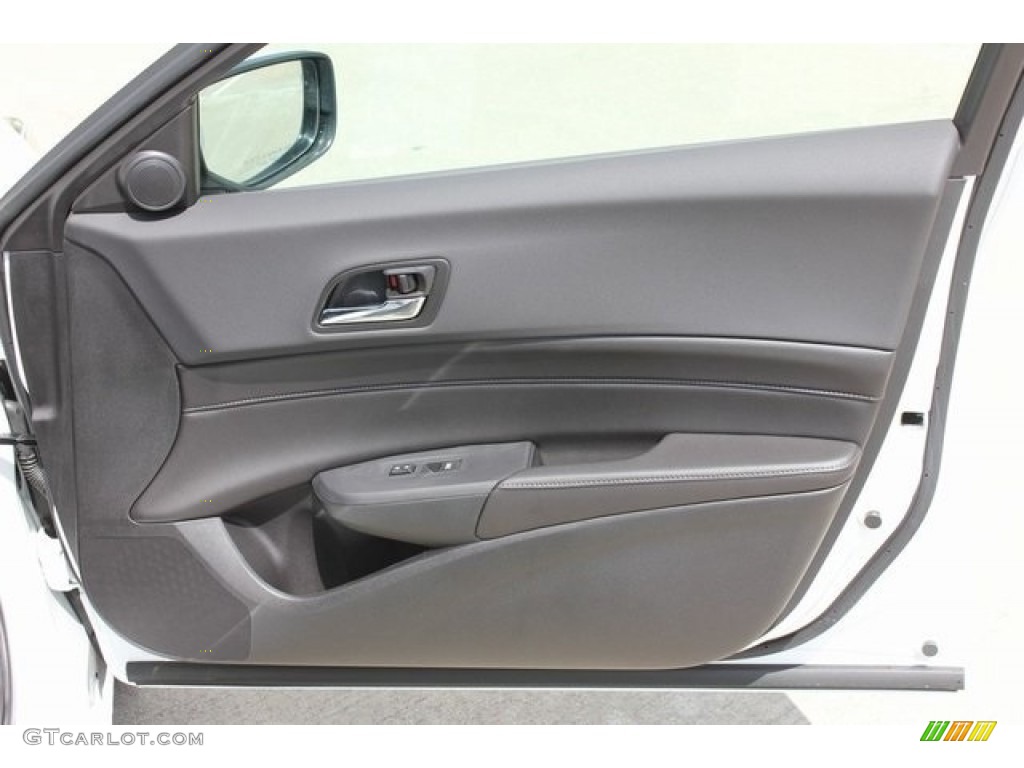 2018 Acura ILX Technology Plus Ebony Door Panel Photo #124476708
