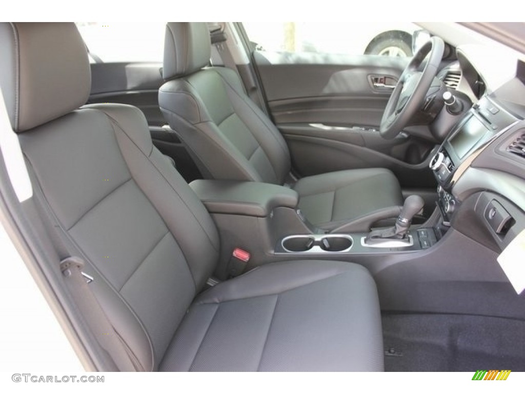 Ebony Interior 2018 Acura ILX Technology Plus Photo #124476711