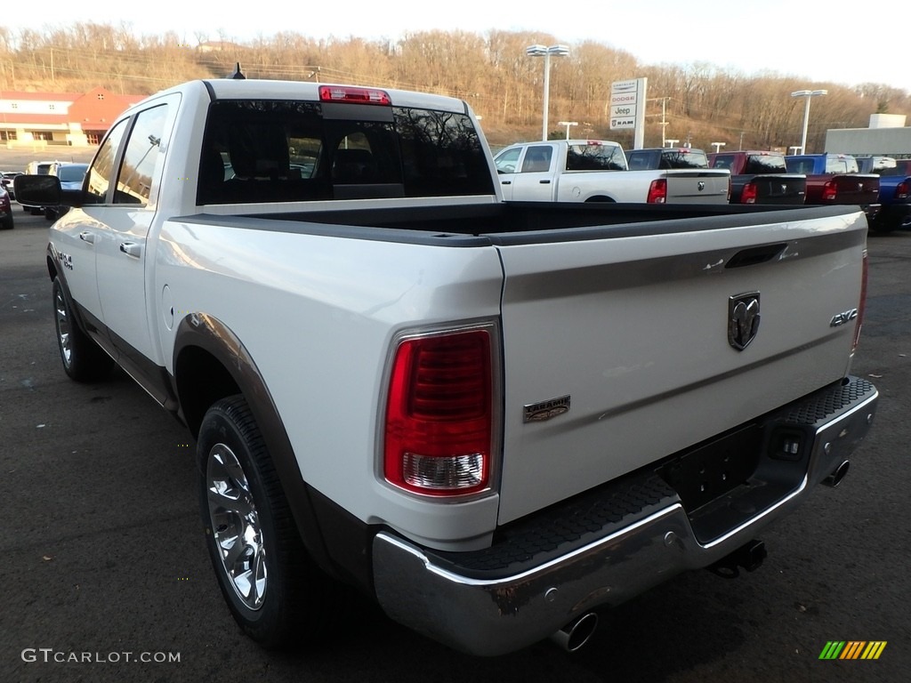 2018 1500 Laramie Crew Cab 4x4 - Bright White / Black photo #3