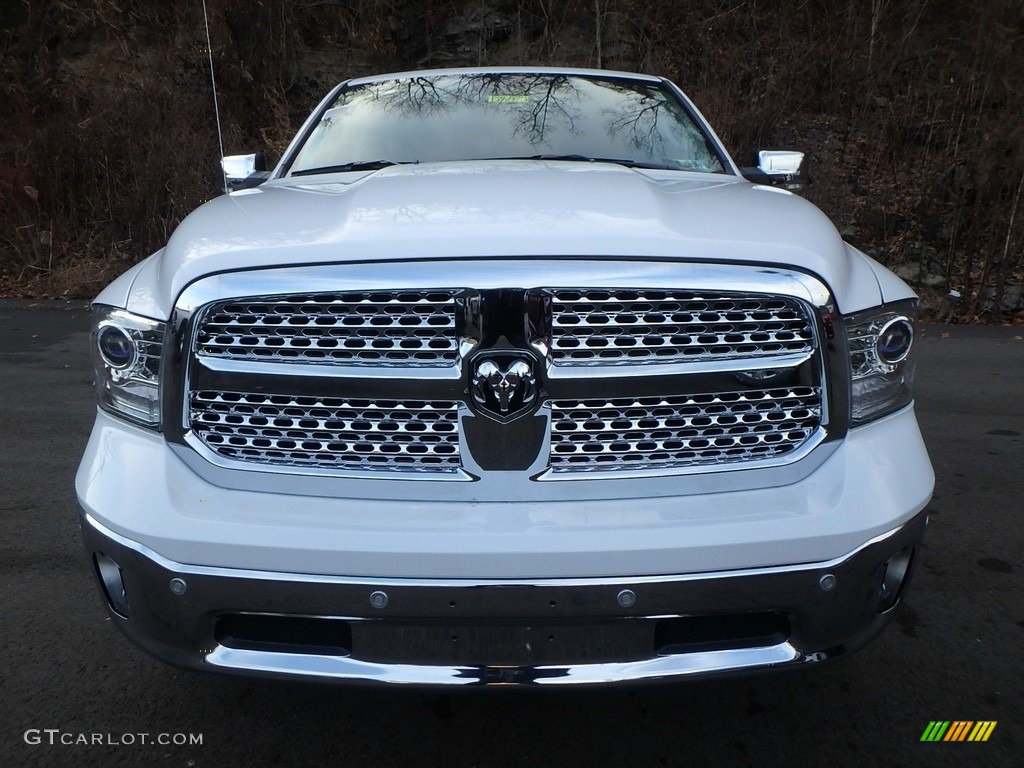 2018 1500 Laramie Crew Cab 4x4 - Bright White / Black photo #8