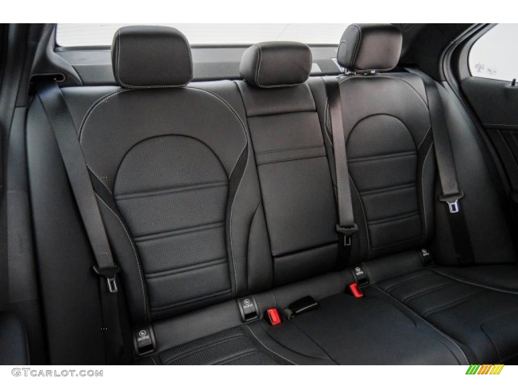 Black Interior 2018 Mercedes-Benz C 63 S AMG Sedan Photo #124479020