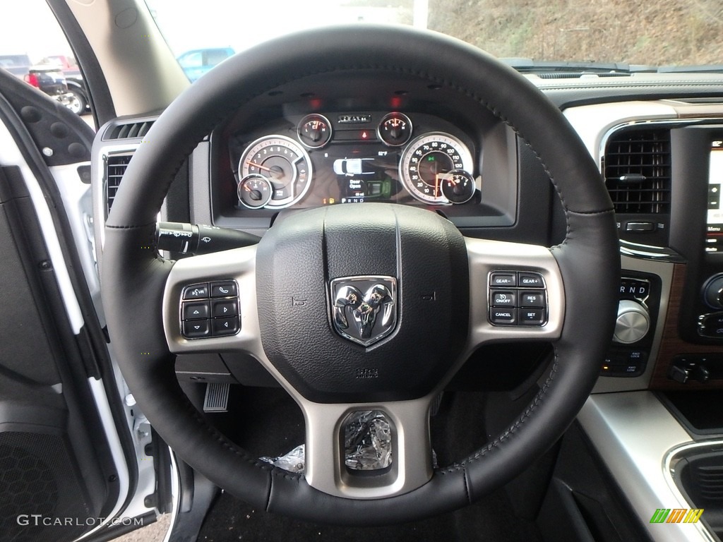 2018 1500 Laramie Crew Cab 4x4 - Bright White / Black photo #19