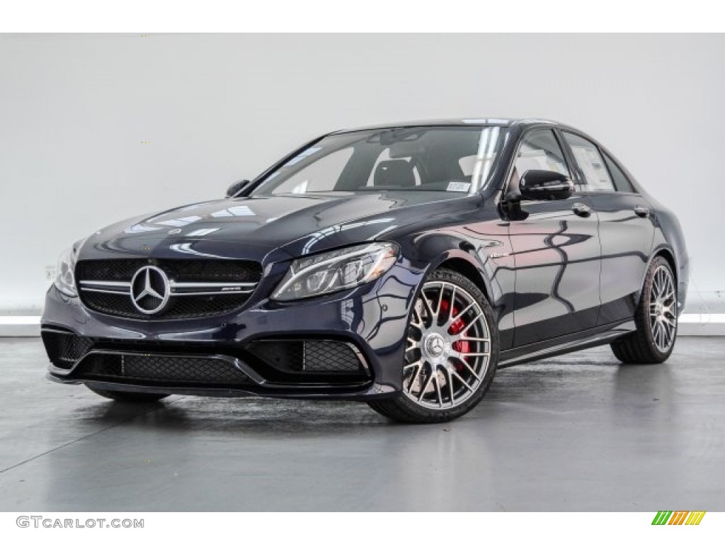 Lunar Blue Metallic 2018 Mercedes-Benz C 63 S AMG Sedan Exterior Photo #124479131