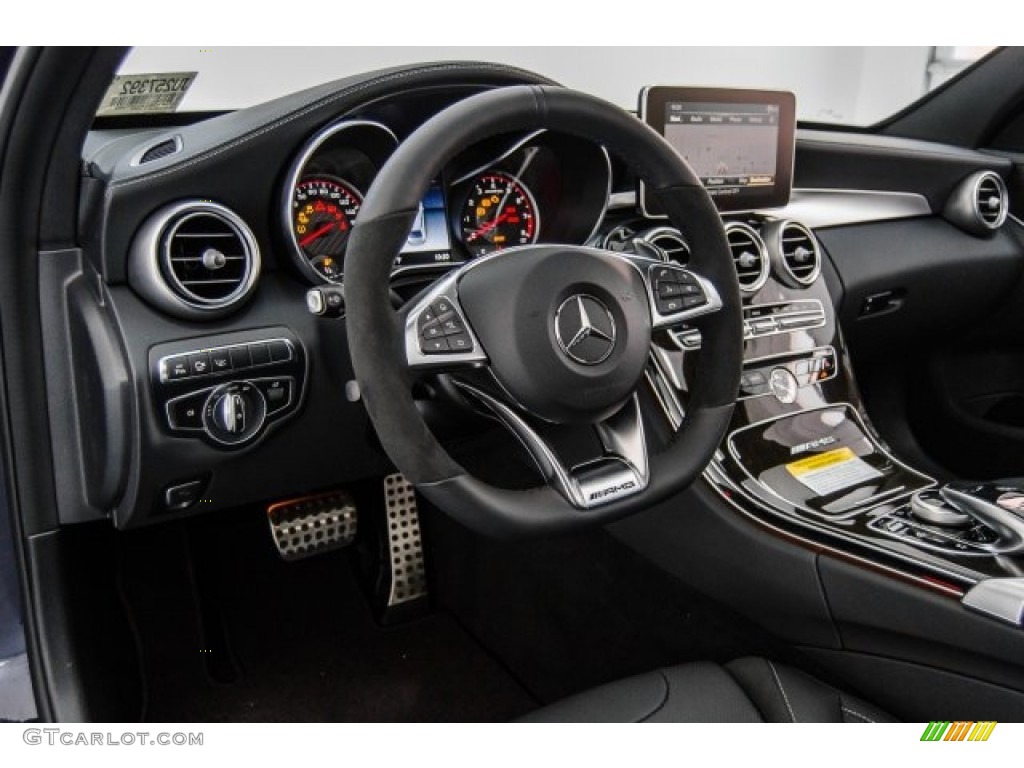 2018 Mercedes-Benz C 63 S AMG Sedan Black Dashboard Photo #124479308