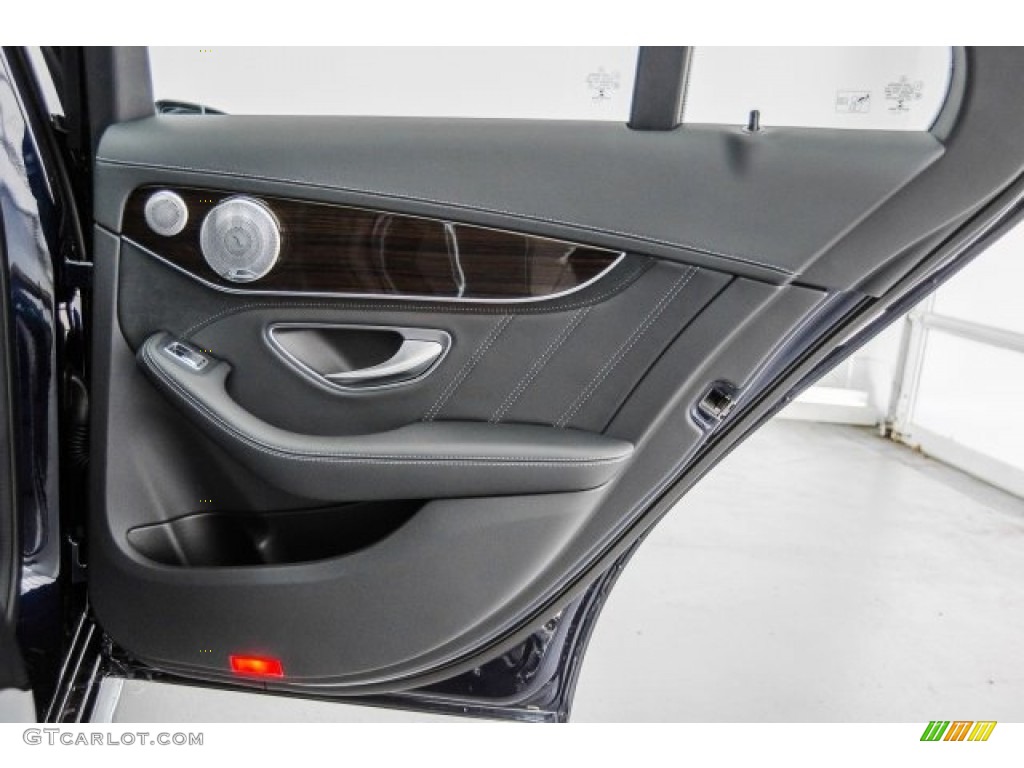 2018 Mercedes-Benz C 63 S AMG Sedan Black Door Panel Photo #124479489