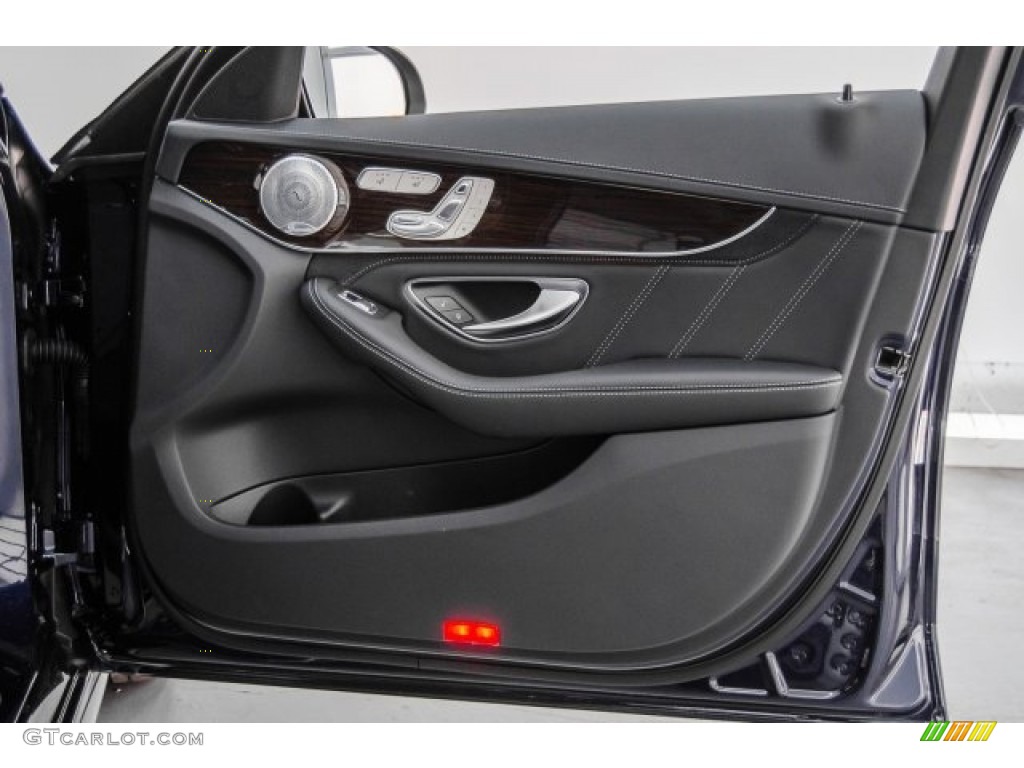 2018 Mercedes-Benz C 63 S AMG Sedan Black Door Panel Photo #124479545