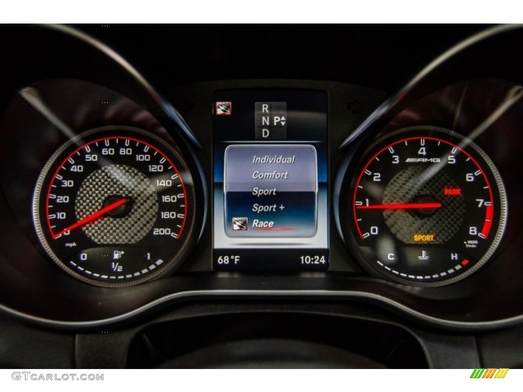 2018 Mercedes-Benz C 63 S AMG Sedan Gauges Photo #124479683