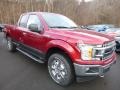 2018 Ruby Red Ford F150 XLT SuperCab 4x4  photo #2