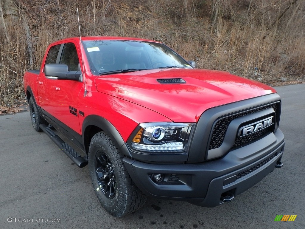 Flame Red 2018 Ram 1500 Rebel Crew Cab 4x4 Exterior Photo #124480733