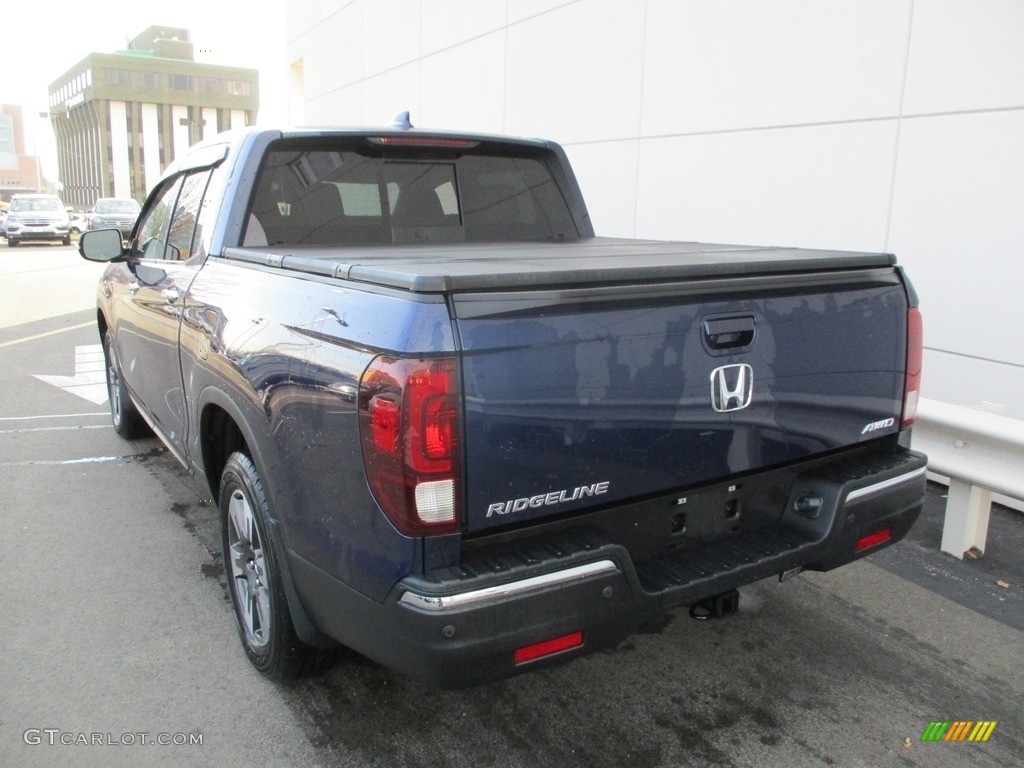 2017 Ridgeline RTL-E AWD - Obsidian Blue Pearl / Gray photo #3