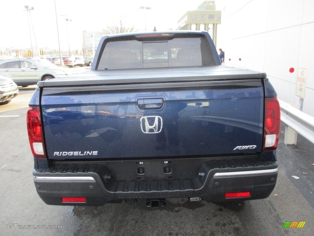 2017 Ridgeline RTL-E AWD - Obsidian Blue Pearl / Gray photo #4