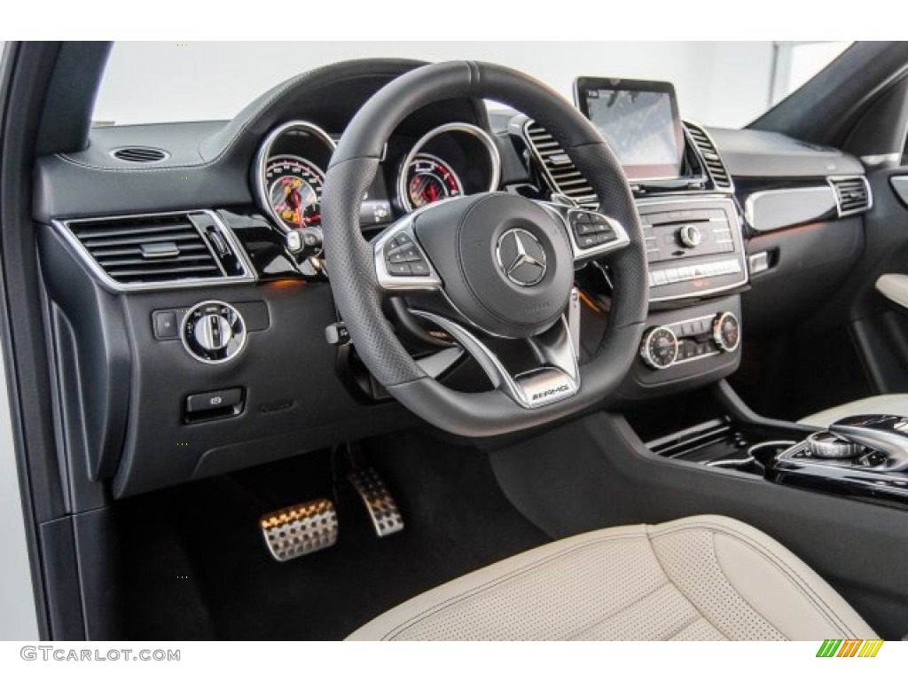 2018 Mercedes-Benz GLS 63 AMG 4Matic designo Porcelain/Black Dashboard Photo #124480988