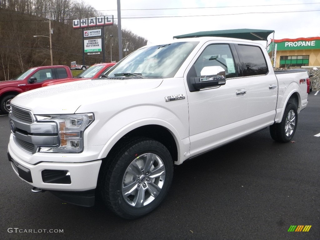 2018 F150 Platinum SuperCrew 4x4 - White Platinum / Black photo #2