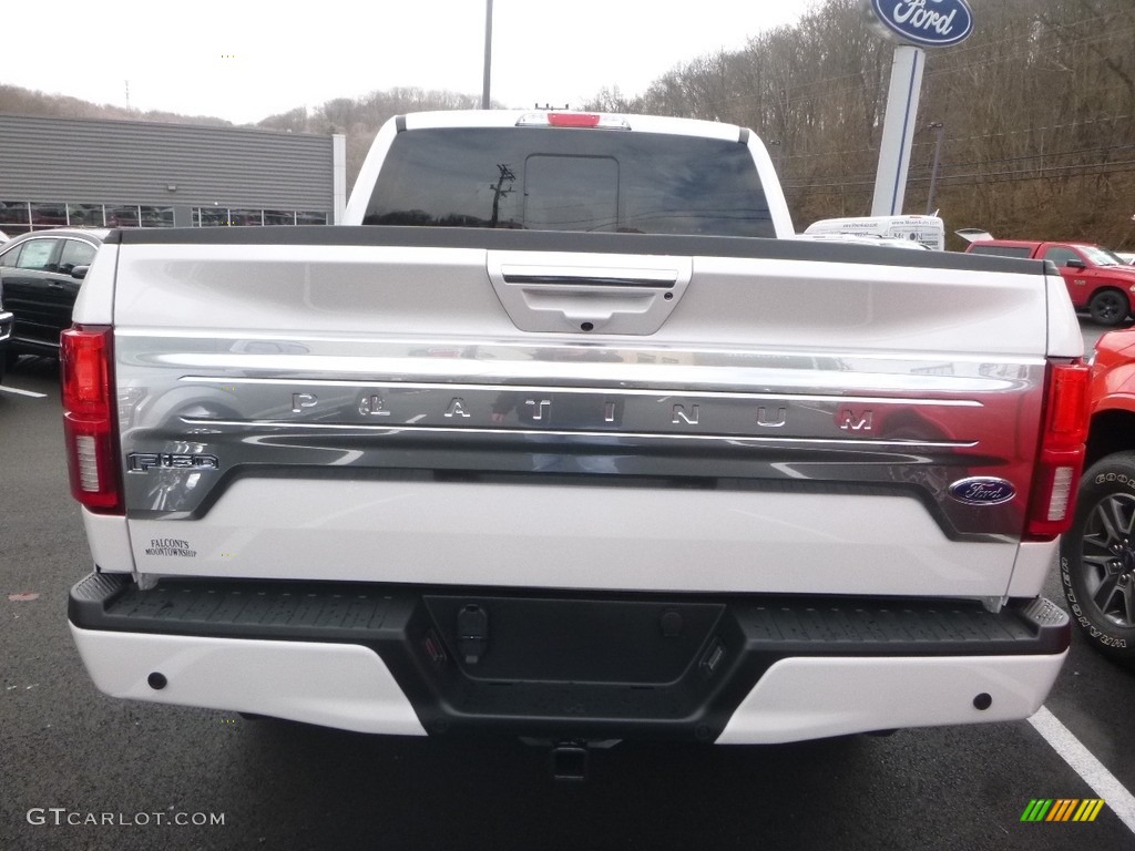 2018 F150 Platinum SuperCrew 4x4 - White Platinum / Black photo #4