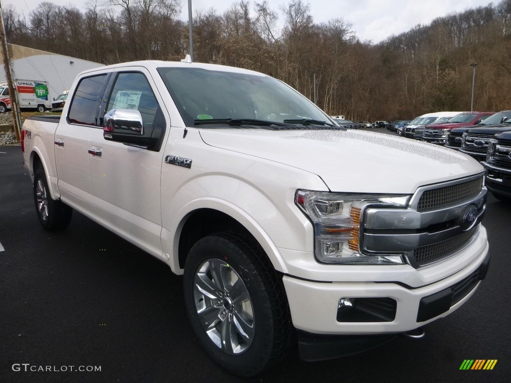 2018 F150 Platinum SuperCrew 4x4 - White Platinum / Black photo #6