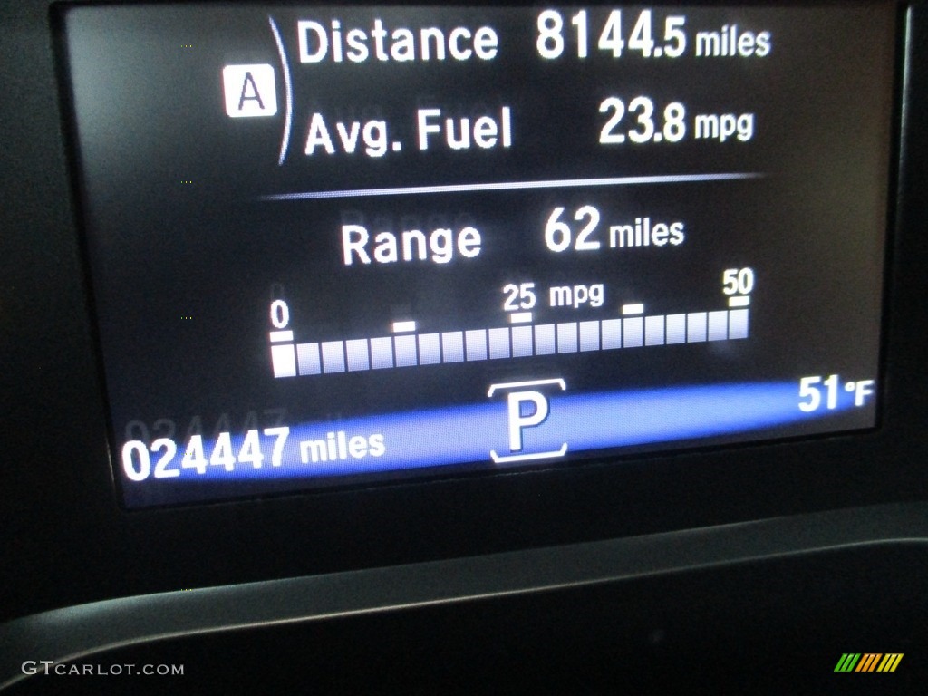 2017 Ridgeline RTL-E AWD - Obsidian Blue Pearl / Gray photo #20
